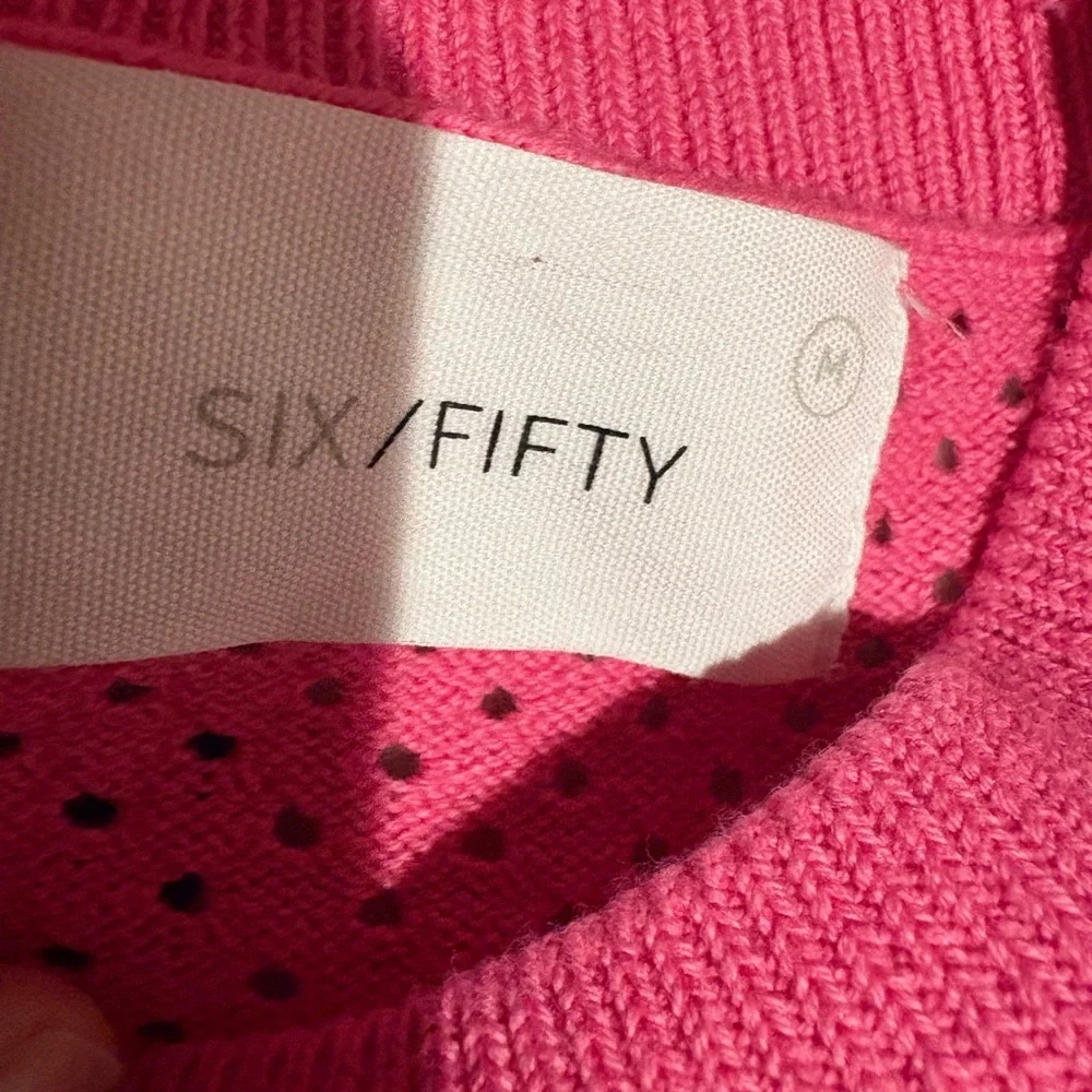Vibrant Pink Crew Neck Sweater